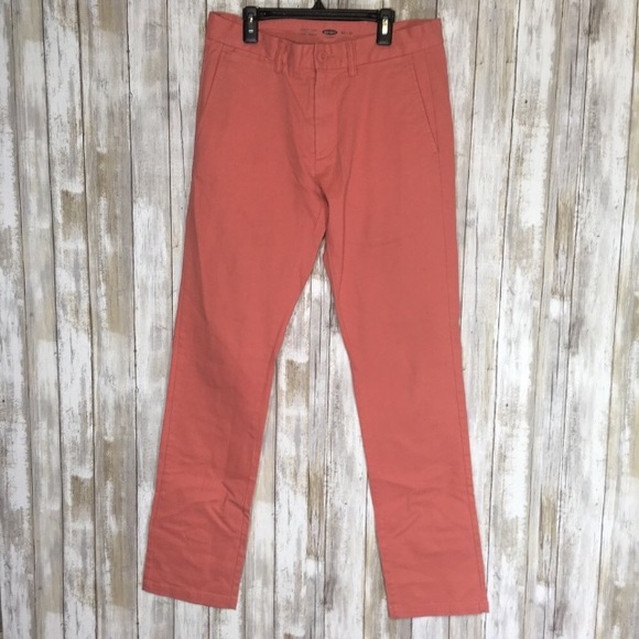 Old Navy Pants - Old Navy Pink Ultimate Slim Straight